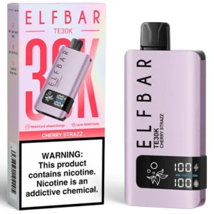 Pod descartable ElfBar TE30000 Puffs Cherry Strazz