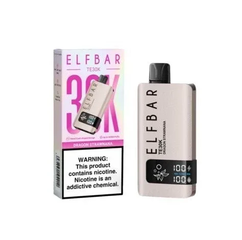 Pod descartable ElfBar TE30000 puffs Dragon Strawnana
