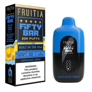 Pod descartable Fifty Bar Chocolate Creme 20000 puffs (origen USA)