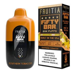 Pod descartable Fifty Bar Southern Tobacco 20000 puffs (origen USA)