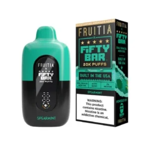 Pod descartable Fifty Bar Spearmint 20000 puffs (origen USA)