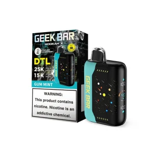 Pod descartable GeekBar 25000 Hookah X Gum Mint