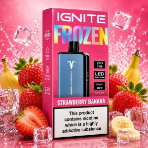Pod Descartable Ignite Frozen Ultra Thin Strawberry Banana 20K