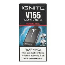 Pod descartable Ignite V155 Ultra Slim 15500 Puffs Watermelon Ice - Image 2