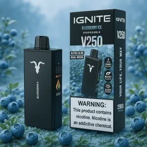 Pod descartable Ignite V250 Blueberry Ice 25000 puffs