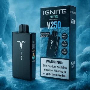 Pod descartable Ignite V250 Menthol 25000 puffs