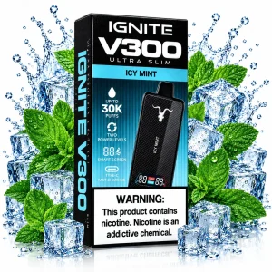 Pod descartable Ignite V300 Ultra Slim Icy Mint 30K