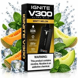 Pod descartable Ignite V300 Ultra Slim Minty Melon 30K