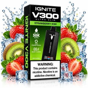 Pod descartable Ignite V300 Ultra Slim Strawberry Kiwi 30K