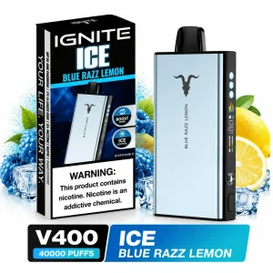 Pod descartable Ignite V400 40000 puffs Ice Blue Razz Lemon