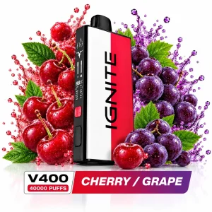 Pod descartable Ignite V400 40000 puffs Mix Cherry / Grape