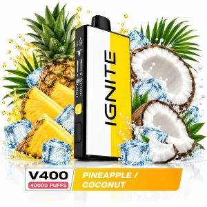 Pod descartable Ignite V400 40000 puffs Mix Pineapple / Coconut