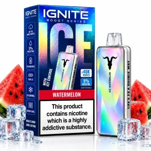 Pod descartable Ignite V400 Boost Series Ice Watermelon 40000 puffs