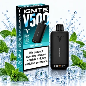 Pod descartable Ignite V500 50000 puffs Cool Menthol