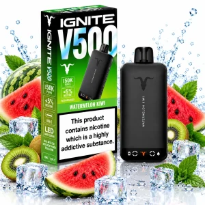 Pod descartable Ignite V500 50000 puffs Watermelon Kiwi