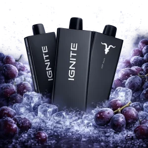 Pod descartable Ignite V55 Ultra Thin 5500 Puffs Grape Ice