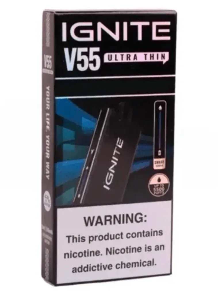 Pod descartable Ignite V55 Ultra Thin 5500 Puffs Melon Mix - Image 2