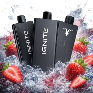 Pod descartable Ignite V55 Ultra Thin 5500 Puffs Strawberry Ice