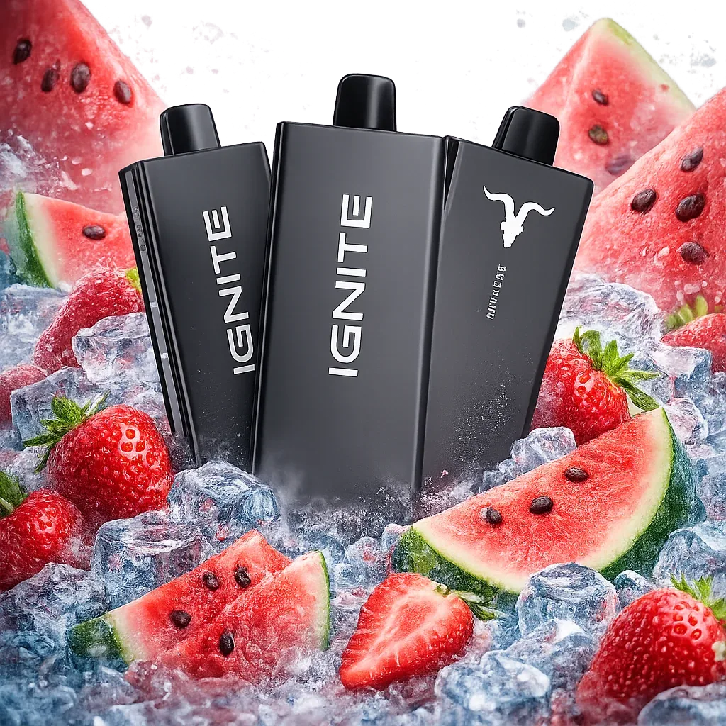 Pod descartable Ignite V55 Ultra Thin 5500 Puffs Strawberry Watermelon