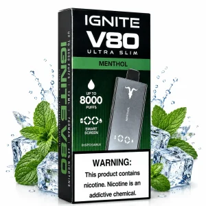 Pod Descartable Ignite V80 Ultra Slim Menthol