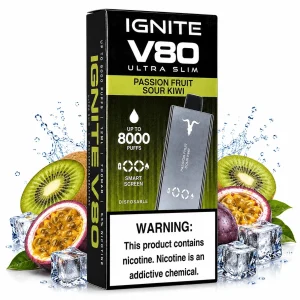 Pod Descartable Ignite V80 Ultra Slim Passion Fruit Sour Kiwi