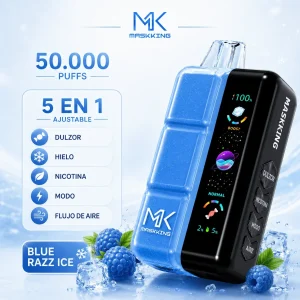 Pod descartable Maskking Flavor X 50000 Puffs Blue Razz Ice