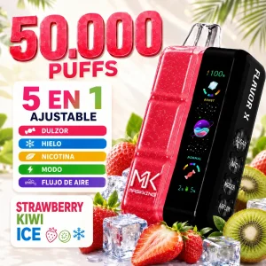 Pod descartable Maskking Flavor X 50000 Puffs Strawberry Kiwi Ice