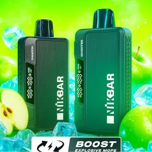Pod descartable Nikbar 30000 Puffs Sour Apple Ice