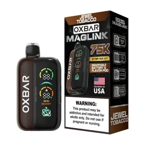 Pod descartable OXBAR Maglink Nixodine 75K Puffs Jewel Tabaco