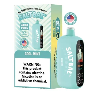 Pod Descartable Salt Bae 50 Cool Mint 40000 Puffs