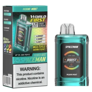 Pod Descartable Smok Spaceman 20000 puffs Miami Mint