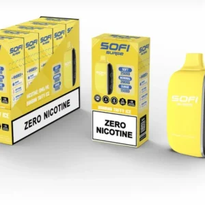 Pod descartable Sofi Surge Cero Nicotina Banana Taffy Ice 25000 puffs