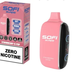 Pod descartable Sofi Surge Cero Nicotina Strawberry B Pop 25000 puffs