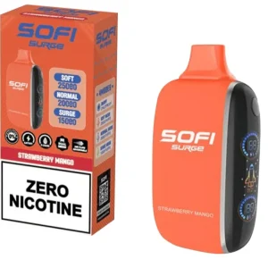 Pod descartable Sofi Surge Cero Nicotina Strawberry Mango 25000 puffs