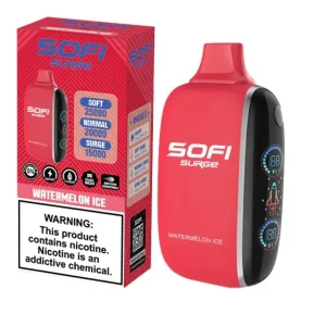Pod descartable Sofi Surge Cero Nicotina Watermelon Ice 25000 puffs
