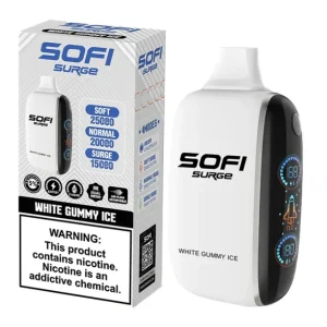 Pod descartable Sofi Surge Cero Nicotina White Gummy 25000 puffs