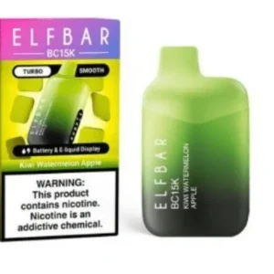 Pod descartalbe Elfbar BC15000 Kiwi Watermelon Apple