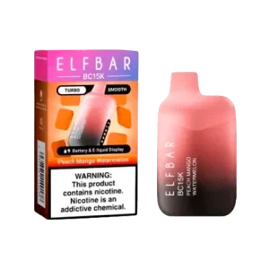 Pod descartalbe Elfbar BC15000 Peach Mango Watermelon