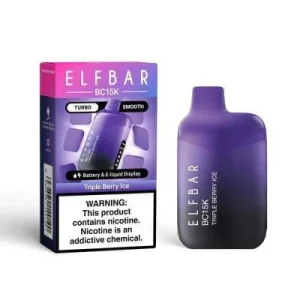 Pod descartalbe Elfbar BC15000 Triple Berry Ice