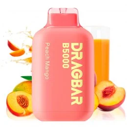 Pod desechable Dragbar B5000 Peach Mango 5000puffs - Zovoo