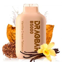 Pod desechable Dragbar B5000 Vanilla Cream Tabacco 5000puffs - Zovoo