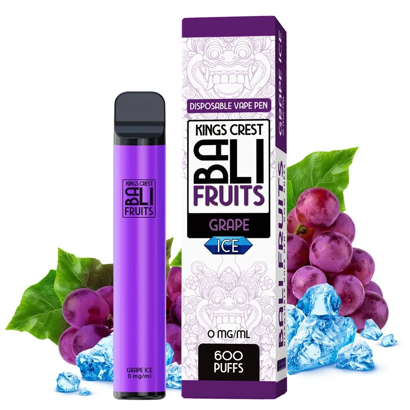 Pod desechable Grape Ice 600puffs - Bali Fruits by Kings Crest
