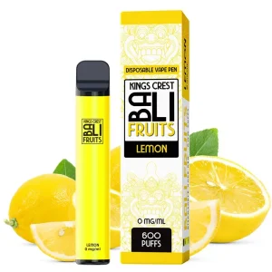 Pod desechable Lemon 600puffs - Bali Fruits by Kings Crest