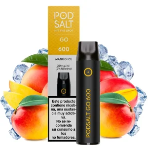 Pod desechable Mango Ice 600puffs - Pod Salt Go