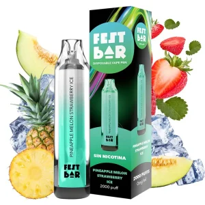 Pod desechable Pineapple Melon Strawberry Ice 2000puffs - Fest Bar