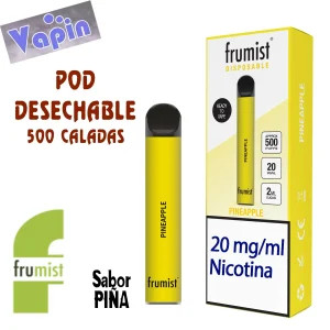 Pod Desechable PINEAPPLE Sabor Piña 20mg 2ml de Frumist