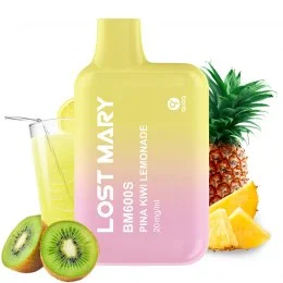 Pod desechable Pi帽a Kiwi Lemonade 600puffs - Lost Mary BM600S