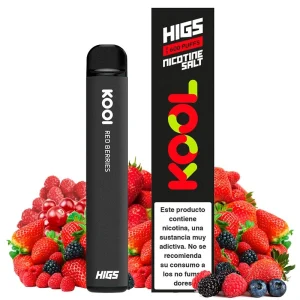 Pod desechable Red Berries 600puffs - Higs Kool