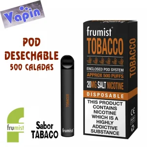POD DESECHABLE Sabor Tobacco 20mg 2ml de Frumist