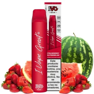 Pod desechable Strawberry Watermelon 800puffs - IVG Bar Plus